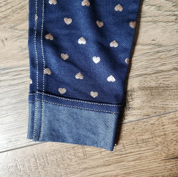 Little Lass 3-piece Metallic Heart Full of Love Jacket/Shirt/Pants Set Size 3T - Picture 2 of 16